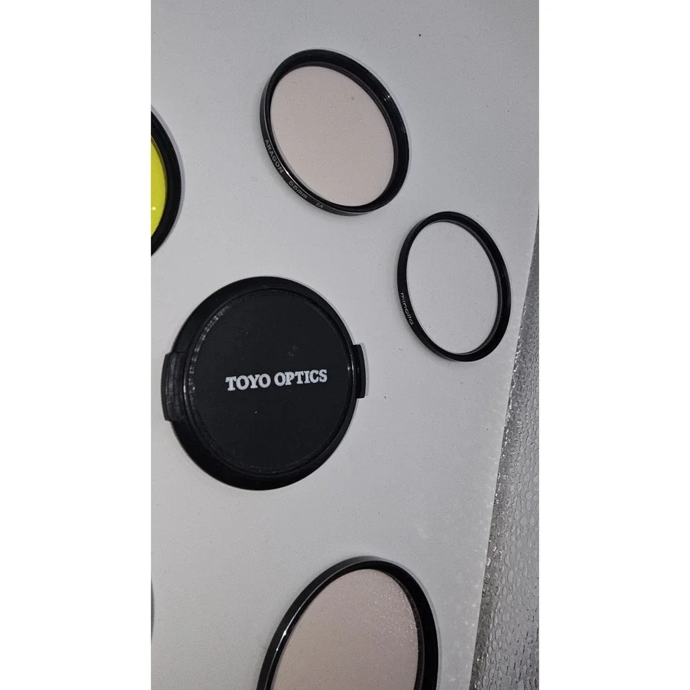 VTG 55mm Camera Lens Filters Japan HOYA HYC K2 Toshiba Y2 2X‎ Aragon 1A Minolta